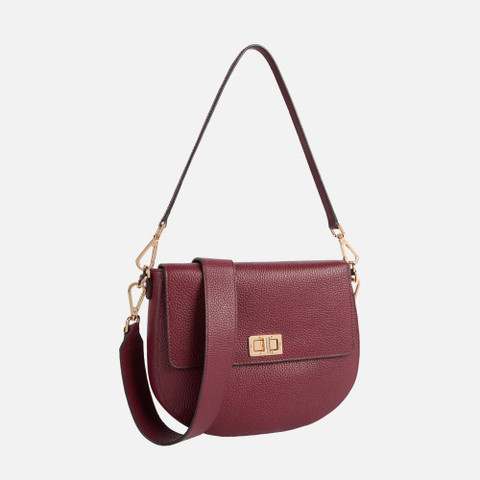 Cross-body bag FLAVIE WOMAN Bordeaux - image number 1 | GEOX