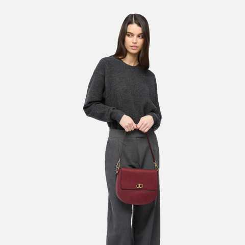 Cross-body bag FLAVIE WOMAN Bordeaux - image number 6 | GEOX