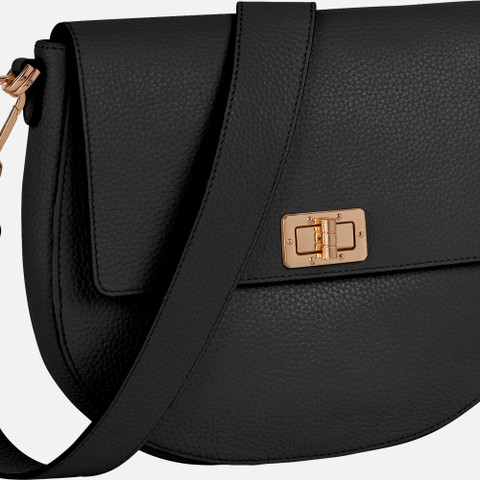 cross-body bag FLAVIE WOMAN Black - image number 4 | GEOX