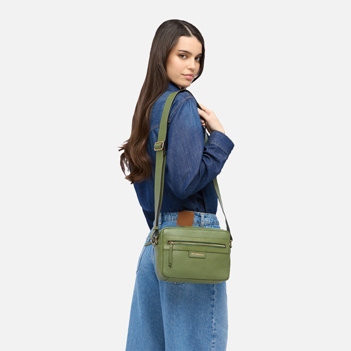 Cross-body bag BLANDINE WOMAN Sage | GEOX