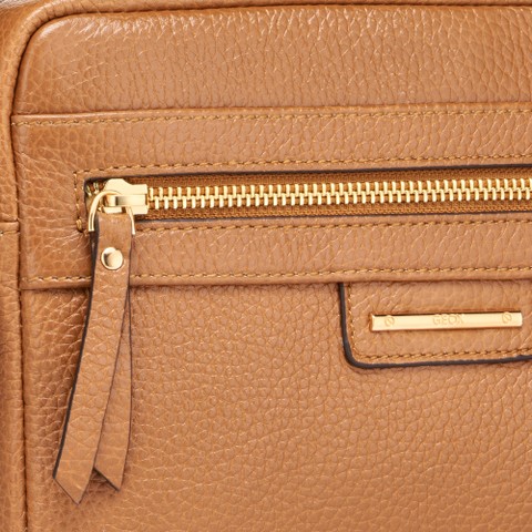 Borsa a tracolla BLANDINE DONNA Cognac - image number 5 | GEOX