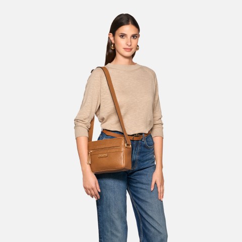 Borsa a tracolla BLANDINE DONNA Cognac | GEOX