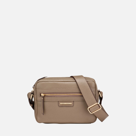 Cross-body bag BLANDINE WOMAN Taupe - image number 0 | GEOX