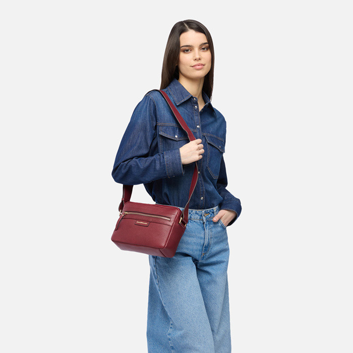 Cross-body bag BLANDINE WOMAN Bordeaux | GEOX