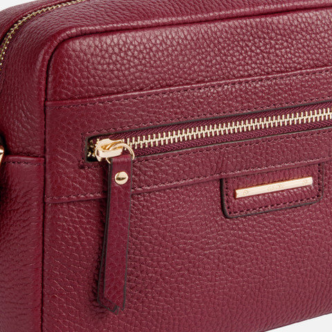 Borsa a tracolla BLANDINE DONNA Bordeaux - image number 4 | GEOX