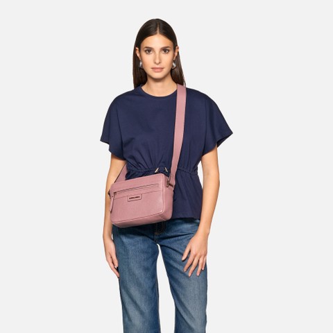 Cross-body bag BLANDINE WOMAN Old Rose - image number 6 | GEOX