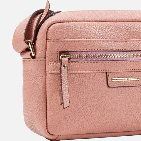 cross-body bag BLANDINE WOMAN Peach - image number 4 | GEOX