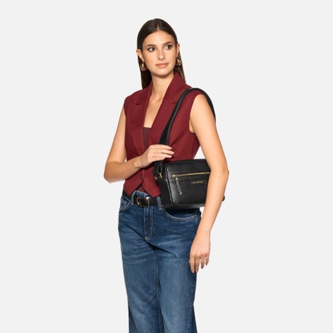 Sac à bandoulière BLANDINE FEMME Noir | GEOX
