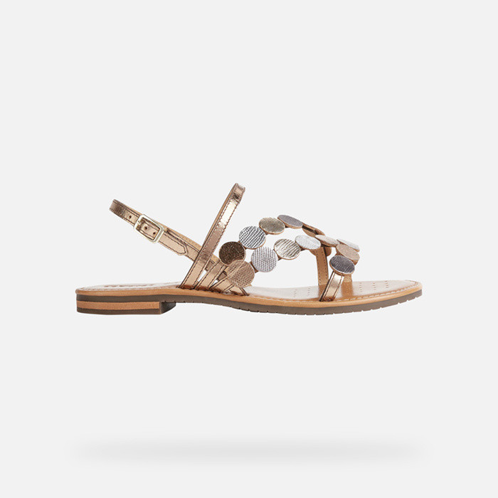 Niedrige sandalen SOZY S DAME Bronze | GEOX