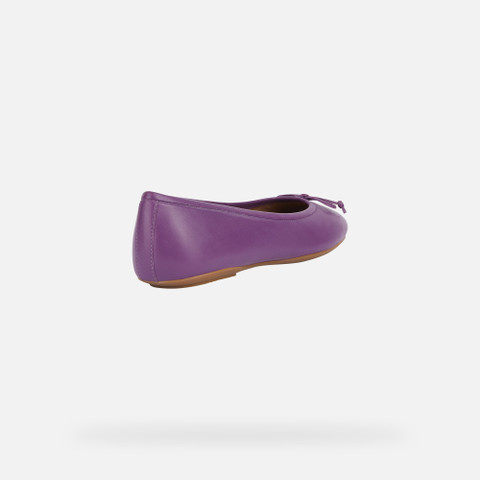 Girls purple flats online