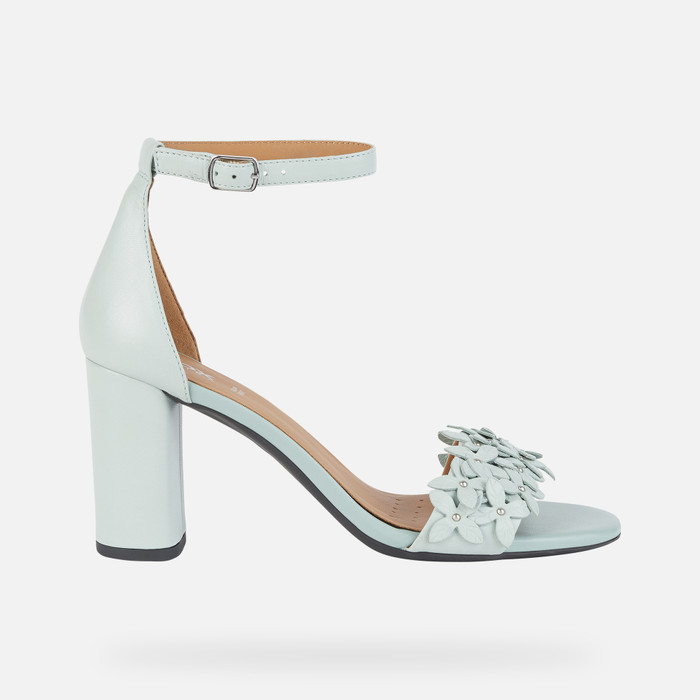 Geox® ERAKLIA HIGH Woman: Mint Sandals | Geox®