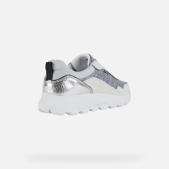 Geox® SPHERICA Femme: Blanches Sneakers | Geox®