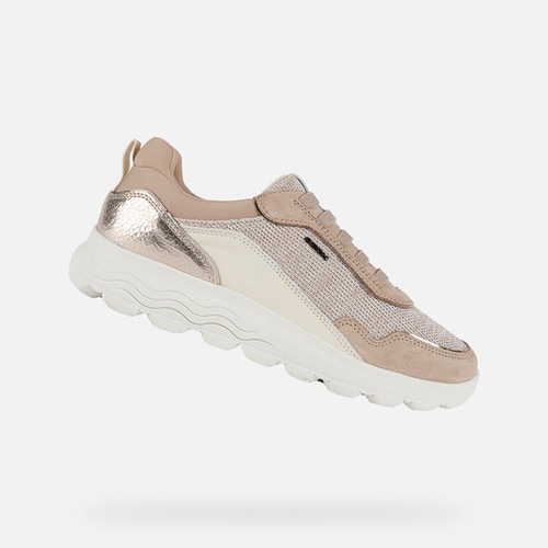 SNEAKERS DONNA SPHERICA DONNA - NUDE SCURO/BIANCO