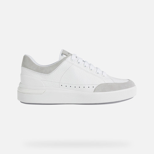 Sneakers DALYLA WOMAN White/Light Grey | GEOX