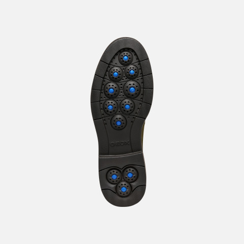 Leather loafers SPHERICA EC1 WOMAN Musk - image number 7 | GEOX