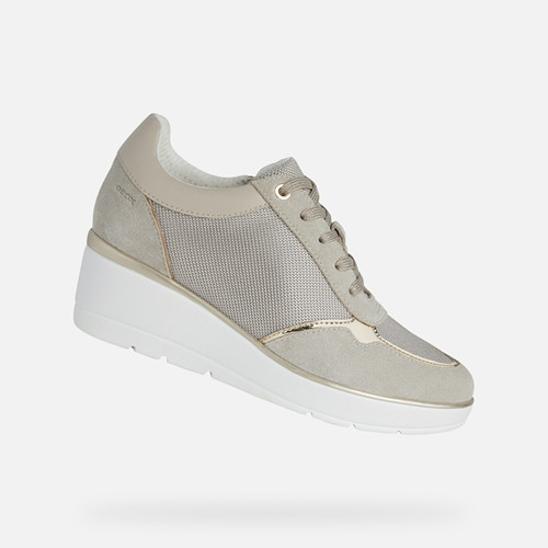 SNEAKERS FEMME ILDE FEMME - TAUPE CLAIR/BEIGE
