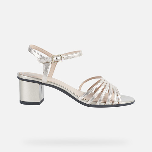 Sandals AURELY 50 WOMAN Champagne | GEOX