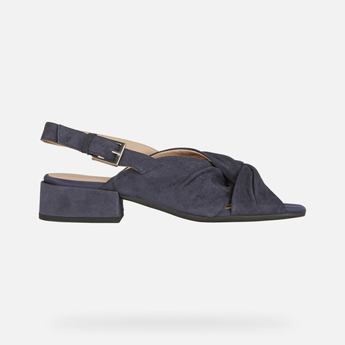 Heeled sandals GENZIANA 30 WOMAN Dark Blue | GEOX