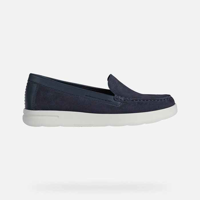Suede loafers XAND 2J WOMAN Dark Jeans | GEOX
