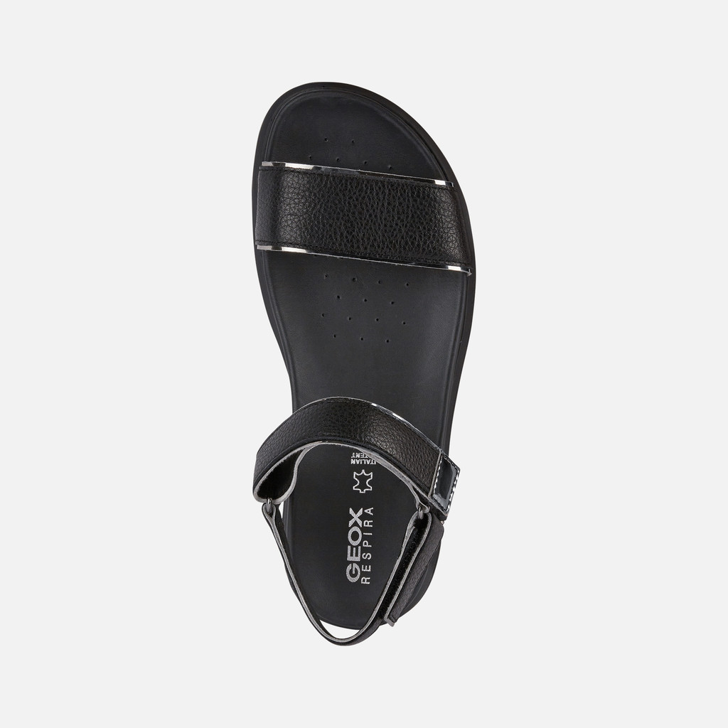 Geox® XAND 2.1S Woman: Black Sandals | Geox®