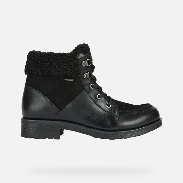 Combat boots RAWELLE ABX WOMAN Black | GEOX
