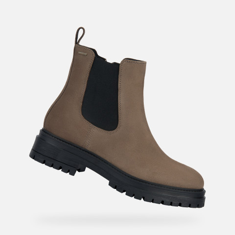 Chelsea boots IRIDEA ABX WOMAN Dark Taupe - image number 0 | GEOX