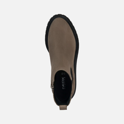 Chelsea boots IRIDEA ABX WOMAN Dark Taupe - image number 5 | GEOX