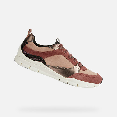 SNEAKERS WOMAN SUKIE WOMAN - MAHOGANY/DARK ROSE
