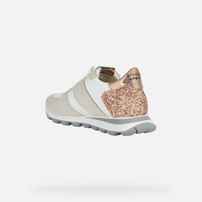 SNEAKERS WOMAN SPHERICA VSERIES WOMAN - OFF WHITE/ROSE GOLD