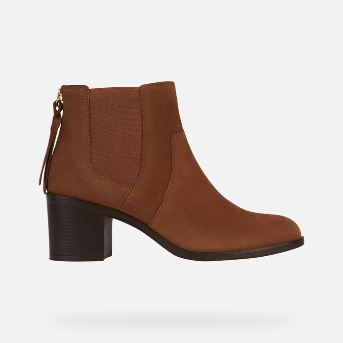 ANKLE BOOTS WOMAN NEW ASHEEL WOMAN - BROWN