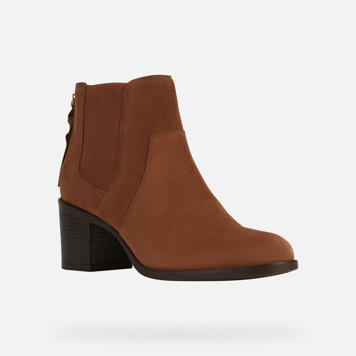 ANKLE BOOTS WOMAN NEW ASHEEL WOMAN - BROWN