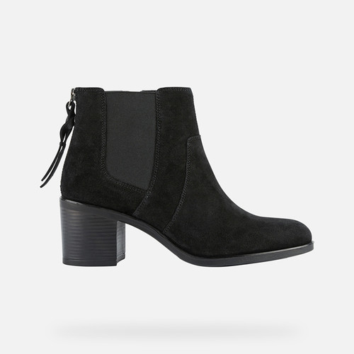 Medium heel ankle boots NEW ASHEEL WOMAN Black | GEOX