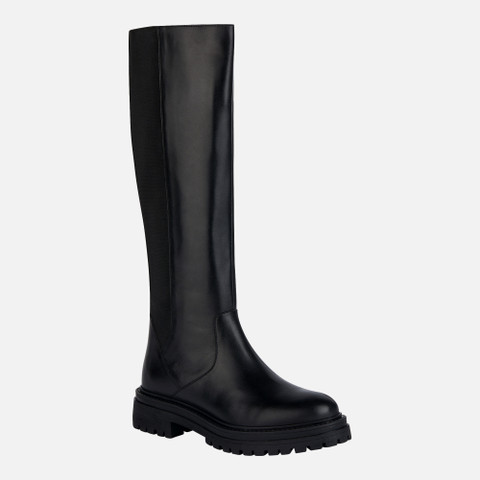 Geox® IRIDEA: Leather Boots black Woman | Geox®