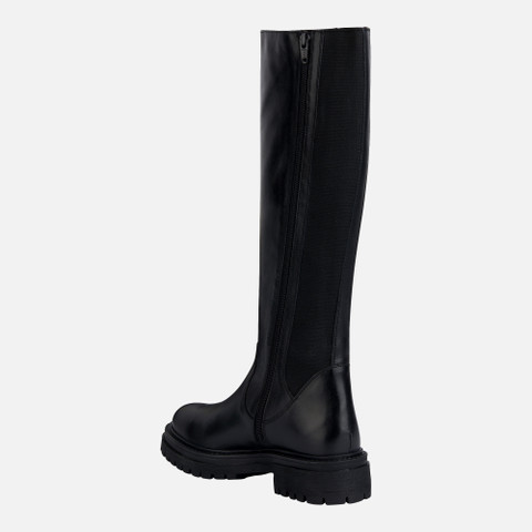 Geox® IRIDEA: Leather Boots black Woman | Geox®