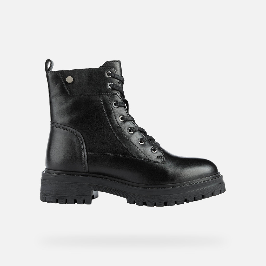 Ankle boots with laces IRIDEA WOMAN Black - image number 1 | GEOX