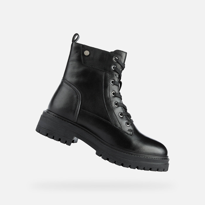 Ankle boots with laces IRIDEA WOMAN Black | GEOX