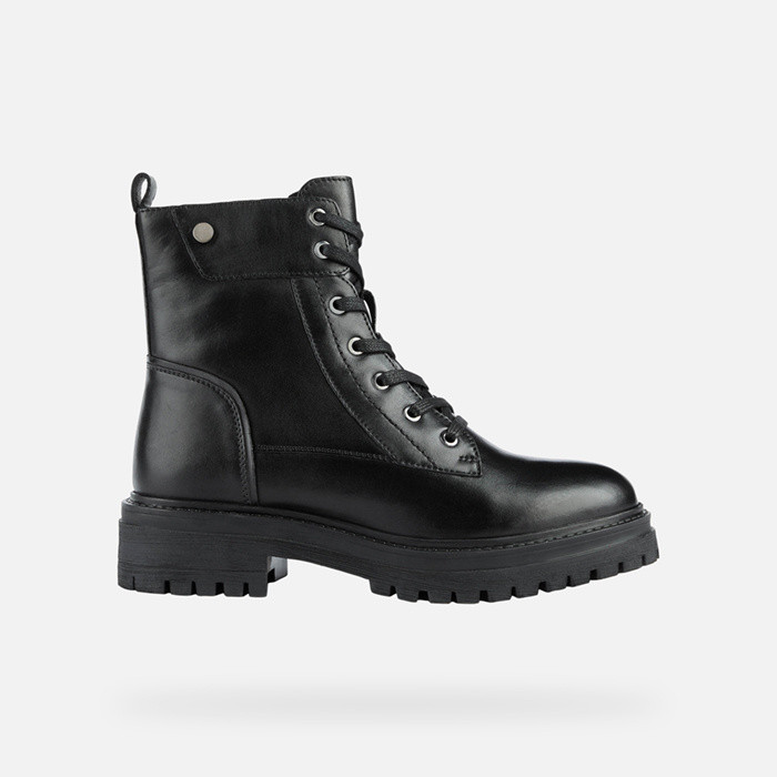 Ankle boots with laces IRIDEA WOMAN Black | GEOX