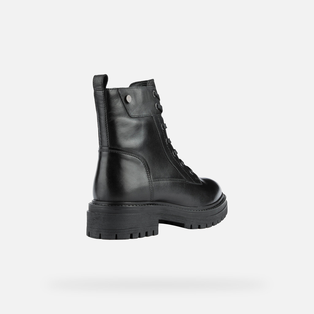 Ankle boots with laces IRIDEA WOMAN Black - image number 4 | GEOX