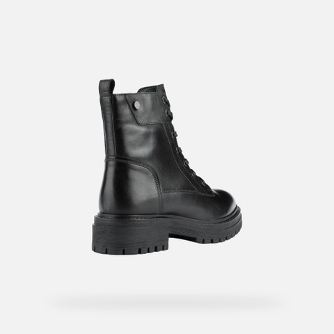Ankle boots with laces IRIDEA WOMAN Black - image number 4 | GEOX