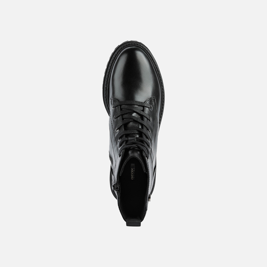 Ankle boots with laces IRIDEA WOMAN Black - image number 5 | GEOX