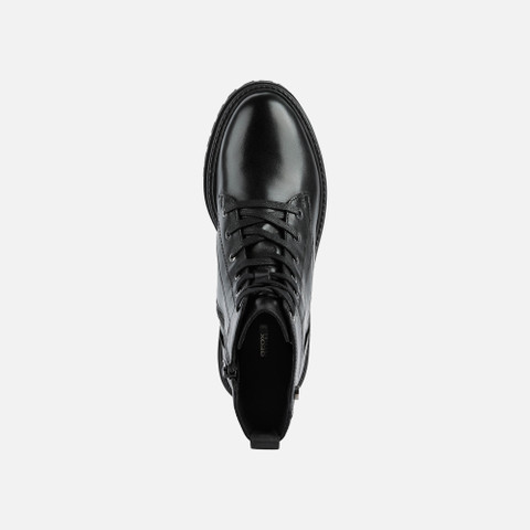 Ankle boots with laces IRIDEA WOMAN Black - image number 5 | GEOX
