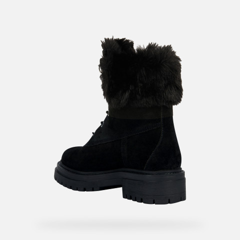 Geox® IRIDEA T: Mid Calf Boots black Woman | Geox®