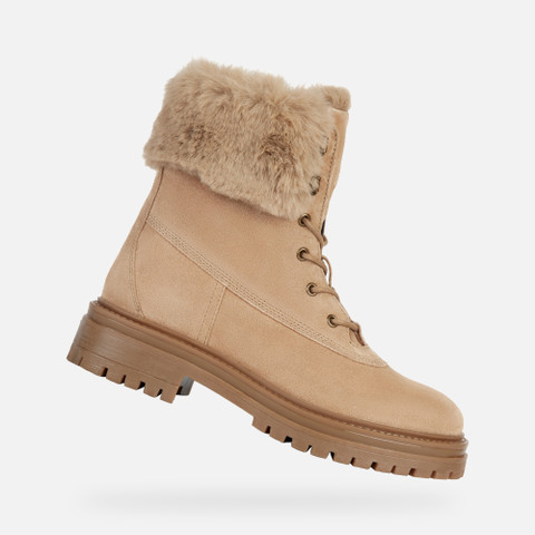 mid calf boots IRIDEA WOMAN Beige - image number 0 | GEOX