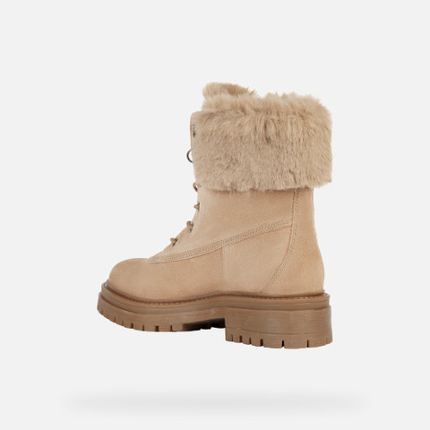 mid calf boots IRIDEA WOMAN Beige - image number 3 | GEOX