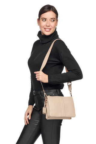 Cross-body bag CLARISSY WOMAN Off White - image number 5 | GEOX