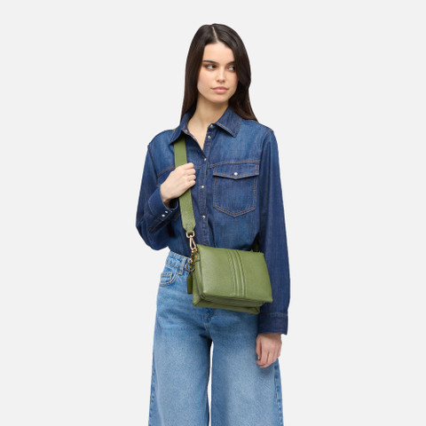 Sac à bandoulière CLARISSY FEMME Vert sauge - image number 6 | GEOX