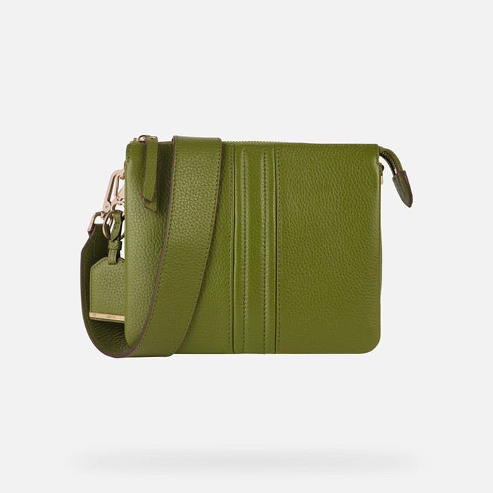 Shoulder bag CLARISSY WOMAN Light Olive Green | GEOX