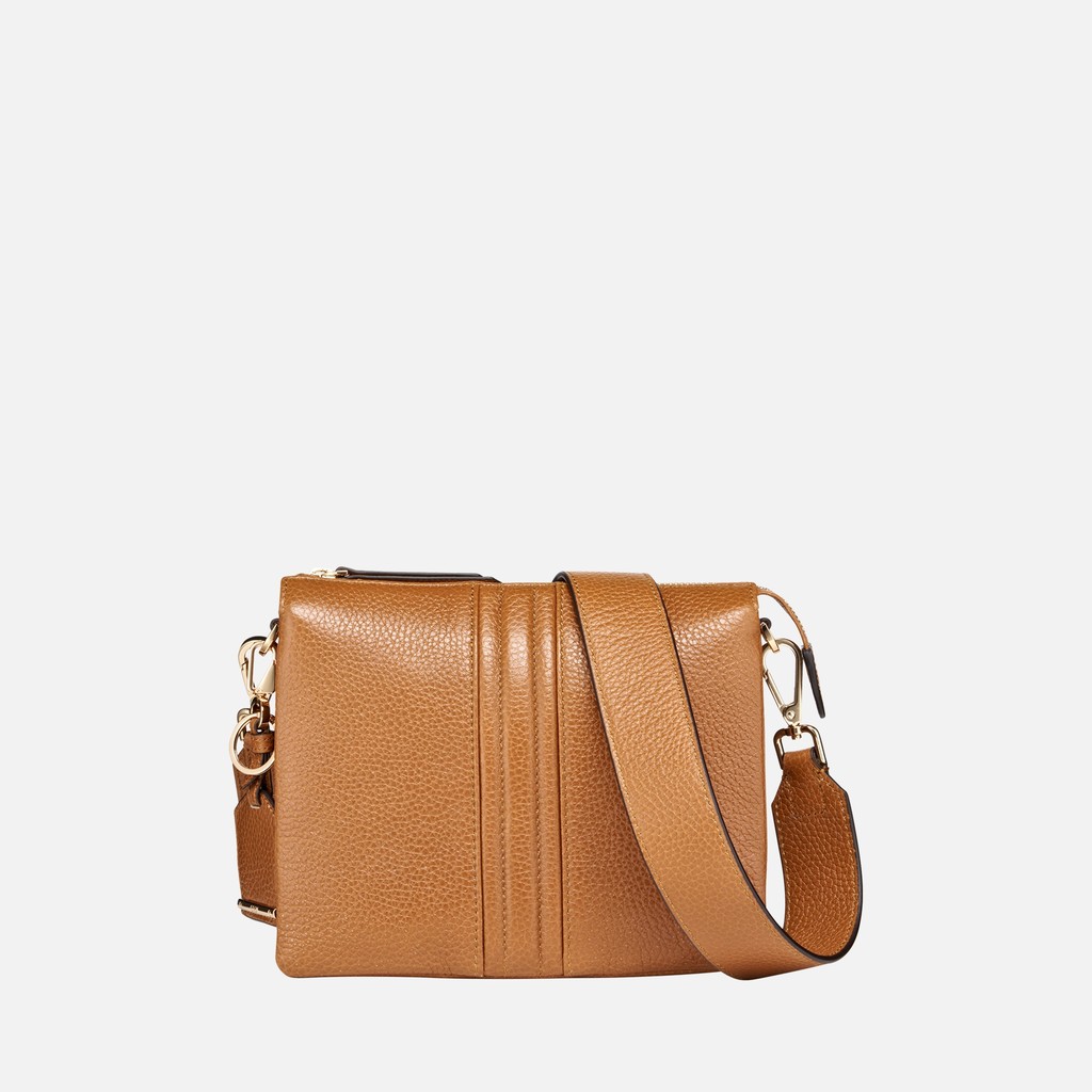 Cross-body bag CLARISSY WOMAN Cognac - image number 1 | GEOX