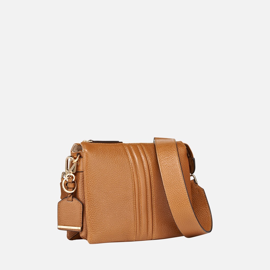 Cross-body bag CLARISSY WOMAN Cognac - image number 2 | GEOX