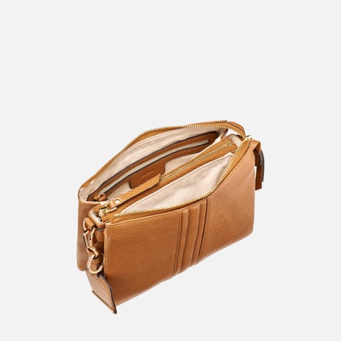 Cross-body bag CLARISSY WOMAN Cognac - image number 4 | GEOX